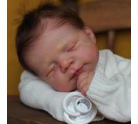 Zero pam Reborn Baby Dolls Silicone Full Body 18 Inch Soft Silicone Baby Doll Girl, Sleeping Lifelike Newborn Doll Like Real Babies, Reborn Dolls For Girls Toys