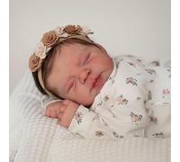 Zero pam Reborn Baby Dolls Silicone Full Body, 19 In Anatomically Correct Girl, Sleeping Reborn Dolls with Accessories, Rooted Hair Realistic Baby Doll for Girls, Poseable Newborn Babies