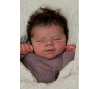 Zero pam Reborn Baby Dolls Silicone Full Body, 19 In Anatomically Correct Girl, Sleeping Reborn Dolls with Accessories, Rooted Hair Realistic Babe Doll for Girls, Poseable Baby Born