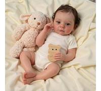 Zero pam Reborn Baby Dolls Silicone Full Body-48CM Realistic Baby Doll, Anatomically Correct Girl,Cute Real Life Babys Dolls With Hair, Silicone Babys Doll For Girls With Accessories