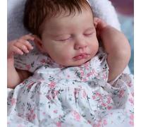 Zero pam Reborn Baby Dolls Silicone Full Body,50 CM Realistic Silicone Baby Doll,Anatomically Correct Girl With Posable Limbs, Hand Rooted Hair,Lifelike Babys Doll For Girls Role Play
