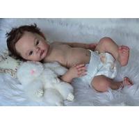 Zero pam Reborn Baby Dolls Silicone Full Body Anatomically Correct Baby Doll Realistic Baby Dolls (naked girl doll)