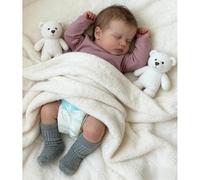 Zero pam Reborn Baby Dolls Silicone Full Body Black Girl 19 Inch Realistic Baby Doll, Silicone Girl Babies With Natural Hair, Anatomically Correct Dolls For Girls Toys (Classic)