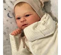 Zero pam Reborn Baby Dolls Silicone Full Body Boy-18 In Realistic Baby Doll, Anatomically Correct, Painted Hair Life like Babies Doll, Silicone Babies, Real Life Babe Dolls with Accessories for Girls
