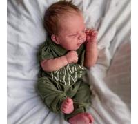 Zero pam Reborn Baby Dolls Silicone Full Body Boy, 19 In Realistic Babe Doll with Accessories, Anatomically Correct Boy, Rooted Hair Newborn Baby Doll for Girls, Poseable Reborn Toddler Dolls