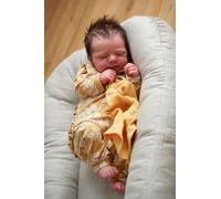 Zero pam Reborn Baby Dolls Silicone Full Body Boy, 19 In Realistic Baby Doll with Accessories, Anatomically Correct Boy, Rooted Hair Newborn Babe Doll, Poseable Reborn Dolls for Girls