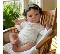 Zero pam Reborn Baby Dolls Silicone Full Body Girl 18 Inch Realistic Baby Doll Girl, Real Looking Reborn Babies, Anatomically Correct Real Life Dolls For Girls Toys