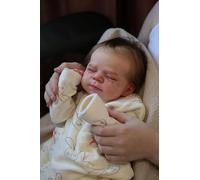 Zero pam Reborn Baby Dolls Silicone Full Body Girl-19 In Silicone Babies, Anatomically Correct, Reborn Toddler Dolls with Accessories, Realistic Baby Doll for Girls, Rooted Hair Lifelike Babe Doll