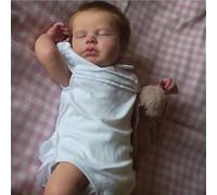 Zero pam Reborn Baby Dolls Silicone Full Body Realistic Baby Doll-20 Inch Anatomically Correct Girl, Lifelike Sleeping Newborn Dolls That Look Real Lifelike Doll with Accessories For Girls