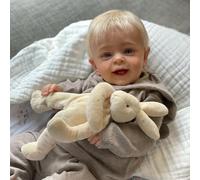 Zero Pam Reborn Boy Doll 60 cm, Realistic Baby Reborn Large Size, Baby Re-born Toddler with Hair, Soft Fabric Baby Reborns Body