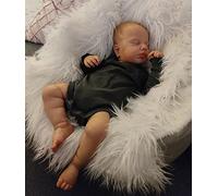 Zero pam Reborn Dolls-20 Inch Realistic Baby Doll Boy Soft Cloth Body,Eyes Closed Newborn Babies Looks Like A Realistic Baby Dolls
