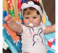 Zero pam Reborn Dolls 20 Inch Realistic Baby Dolls Cute Girl Real Life Full Body Silicone Soft Reborn Baby Newborn Anatomically Correct Lifelike Baby Dolls That Look Real