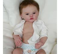Zero pam Reborn Dolls Silicone Full Body 45CM Realistic Baby Dolls Boy Lifelike Baby Doll That Look Real Newborn Anatomically Correct Baby Dolls For Gilrs