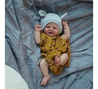 Zero pam Silicone Reborn Baby Dolls-18 Inch Realistic Baby Doll Real Life Babys Doll that Look Real, Reborn Dolls for Girls, Realistic Newborn Babies with Accesssories Soft Cloth Body with Blue Eyes