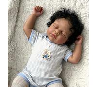 Zero pam Silicone Reborn Baby Dolls-20 Inch Realistic Baby Doll, Real Life Babys Doll, Realistic Silicone Dolls that Look Real, Reborn Babys for Girls 3+, Soft Cloth with Posable Limbs, 3D Skin