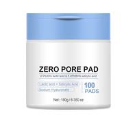 Zero Pore Pads, 100 Pads Deep Cleansing & Pore Minimizing, Dual-Textured Facial Toner Pad for Exfoliation, Gentle Exfoliation, Smooth Texture & Clear Skin