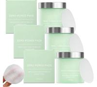 Zero Pore Pads, Deep Cleansing & Pore Minimizing, Dual-Textured Facial Toner Pads for Exfoliation, Korean Beauty Pore Pads, Gentle Exfoliation for Smooth (3PCS, one size)