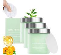 Zero Pore Pads - Deep Cleansing & Pore Minimizing, Korean Beauty Pore Pads, Dual-Textured Exfoliating Facial Pad to Smooths Skin Texture, Dual-Textured Facial Toner Pads (3pcs, One Size)