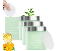 Zero Pore Pads,Dual-Textured Exfoliating Facial Pad,Dual-Textured Facial Toner Pads for Exfoliation and Minimizing Pores,Korean Beauty Pore Pads,Smooths Skin Texture & Brightens Skin (3 Pcs, Pads)