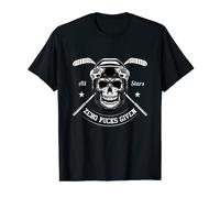 Zero pucks given Skull - Funny Hockey player gift T-Shirt