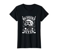 Zero Pucks Given Value Graphic T-Shirt, Women, Black, XS