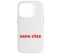 Zero Rizz Funny Meme Case for iPhone 14 Pro