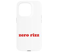 Zero Rizz Funny Meme Case for iPhone 15 Pro