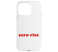Zero Rizz Funny Meme Case for iPhone 15 Pro Max