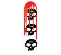 Zero Skateboards Deck 3 Skull Blood White Black Red 8.125", 8.375" or 7.875"