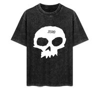 Zero Skateboards Single Skull T-Shirt Black Graphic Unisex Tee Shirt XL
