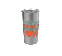 Zero Sleep Zero Energy Hundred Percent Love Mom Stainless Steel Insulated Tumbler