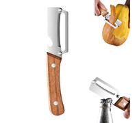Zero Snag Wooden Peeler, Zero Snag Wooden Kitchen Tool, Multi-Functional Vegetable Peeler for Kitchen (1 Pcs)