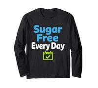 Zero Sugar Lifestyle Keto Low Carb Glucose Control Long Sleeve T-Shirt