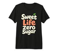Zero Sugar Lifestyle Keto Low Carb Glucose Control Premium T-Shirt