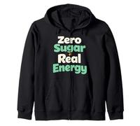 Zero Sugar Lifestyle Keto Low Carb Glucose Control Zip Hoodie