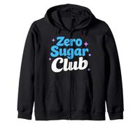 Zero Sugar Lifestyle Keto Low Carb Glucose Control Zip Hoodie