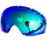 ZERO TECH BASE Replacement Lens compatible with Oakley Snow Goggles Interchangeable Lens Mirror Lens CROWBAR