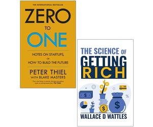 Zero to One Notes on Start Ups, Science of Getting Rich Wallace 2 Books Set