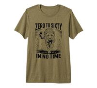 Zero to Sixty in No Time Cheetah Fast Speed Shirt Premium T-Shirt