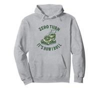 zero turn It's how I roll lawn mower Gardener Landscaper Pullover Hoodie
