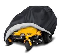Zero Turn Mower Cover with Bagger Attachment, Riding Lawn Mower Covers Waterproof Heavy Duty 600D Zero-Turn Cover for Cub Cadet Bad Boy John Deere Craftsman Universal Fit Decks up to 60" with Bagger