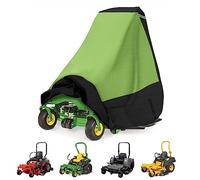 Zero Turn Mower Cover with ROPS,Waterproof Heavy Duty Fits Up to 60”Mower Decks,600D Polyester Oxford UV and Water Resistant,Windproof Buckle Strapping Designed for Storage and Trailering