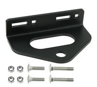 Zero Turn Mower Trailer Tow Hitch 1/4"(6mm) - Heavy Duty Lawn Mower Trailer Hitch 3/4" Hole Center with 2 Types Carriage Bolt Black