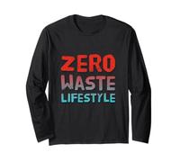 Zero Waste Lifestyle Awareness - Eco Warrior Statement Long Sleeve T-Shirt