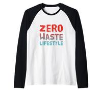 Zero Waste Lifestyle Awareness - Eco Warrior Statement Raglan Baseball Tee