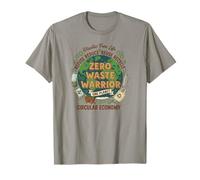Zero Waste Warrior Plastic Free Sustainable Living Eco T-Shirt