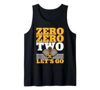 Zero Zero Two Let's Go Pickleball Game Start Slogan Tank Top