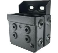 Zero9 Holsters - Model 4047 Double Handcuff Case, Compatible with ASP Sentry Cuffs (Black, Tek Lok)