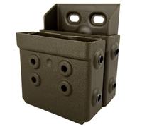 Zero9 Holsters - Model 4047 Double Handcuff Case, Compatible with ASP Sentry Cuffs (OD Green, Molle Lok)