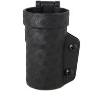 Zero9 Holsters - Model 4058 Flashlight Case, Bezel Down 4, Compatible with Strion 2020 and Pelican 7600 Flashlights (Black Basketweave, Molle Lok)